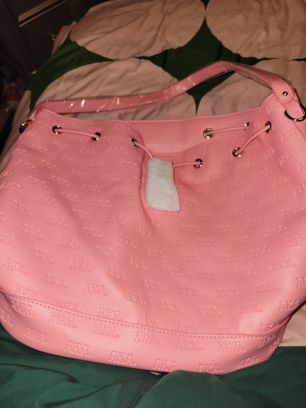 AKA Pink Shoulder bucket Bag